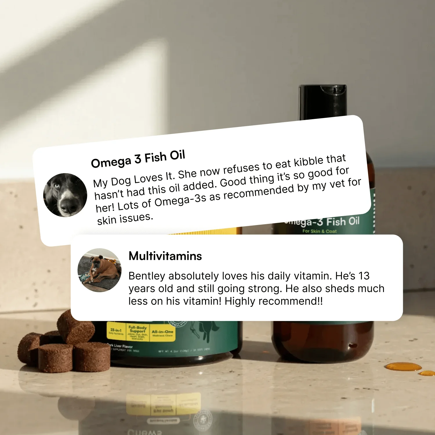 Multivitamin Chews + Omega 3 Fish Oil 16oz - Image 5