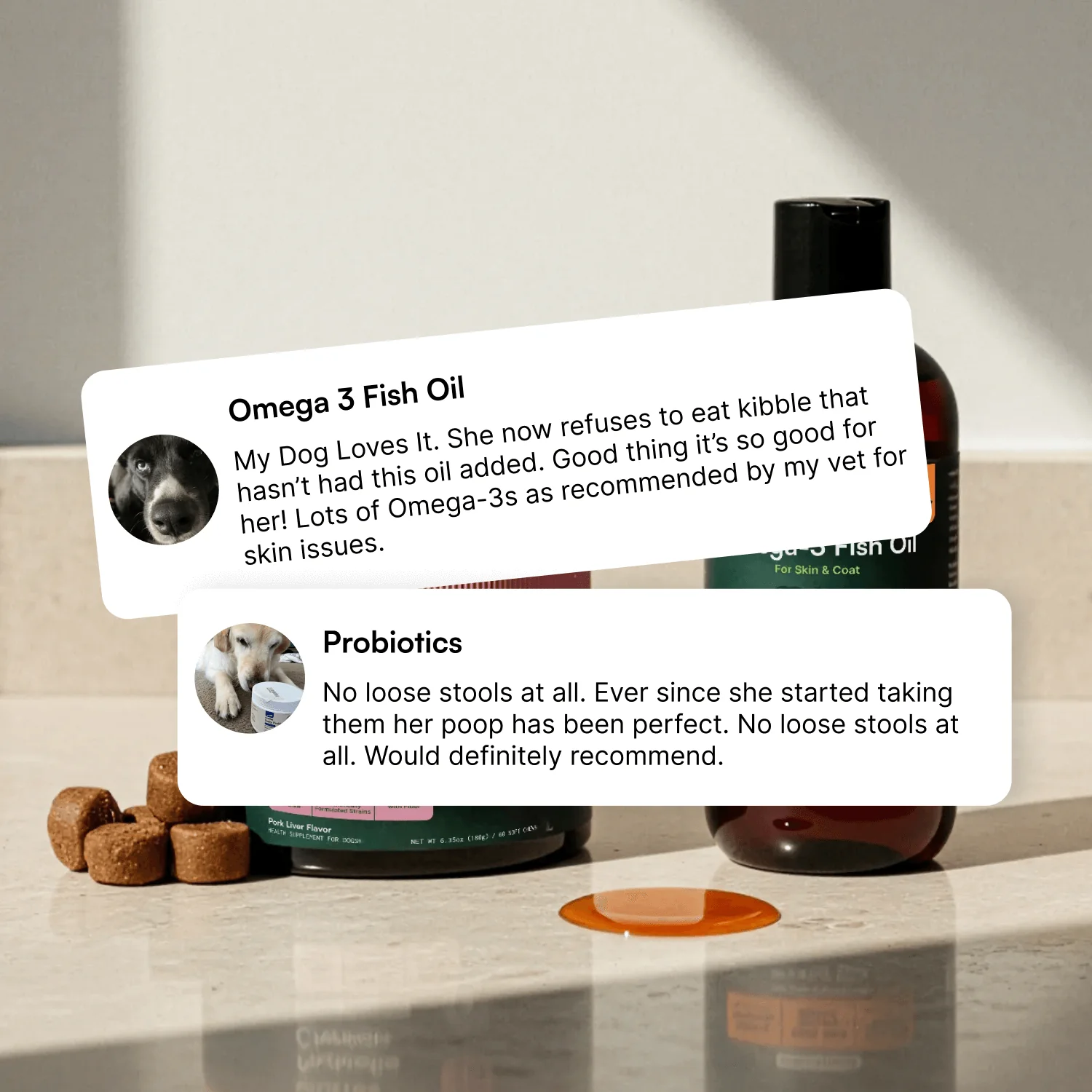 Probiotic Chews + Omega 3 Fish Oil 16oz - Image 5